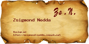Zsigmond Nedda névjegykártya
